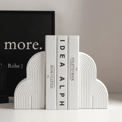 Arched Ceramic Bookend Holders