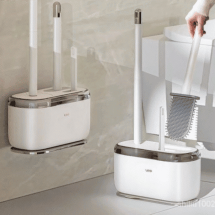5-in-1 Cleaning Toilet Brush Set with Drying Holder