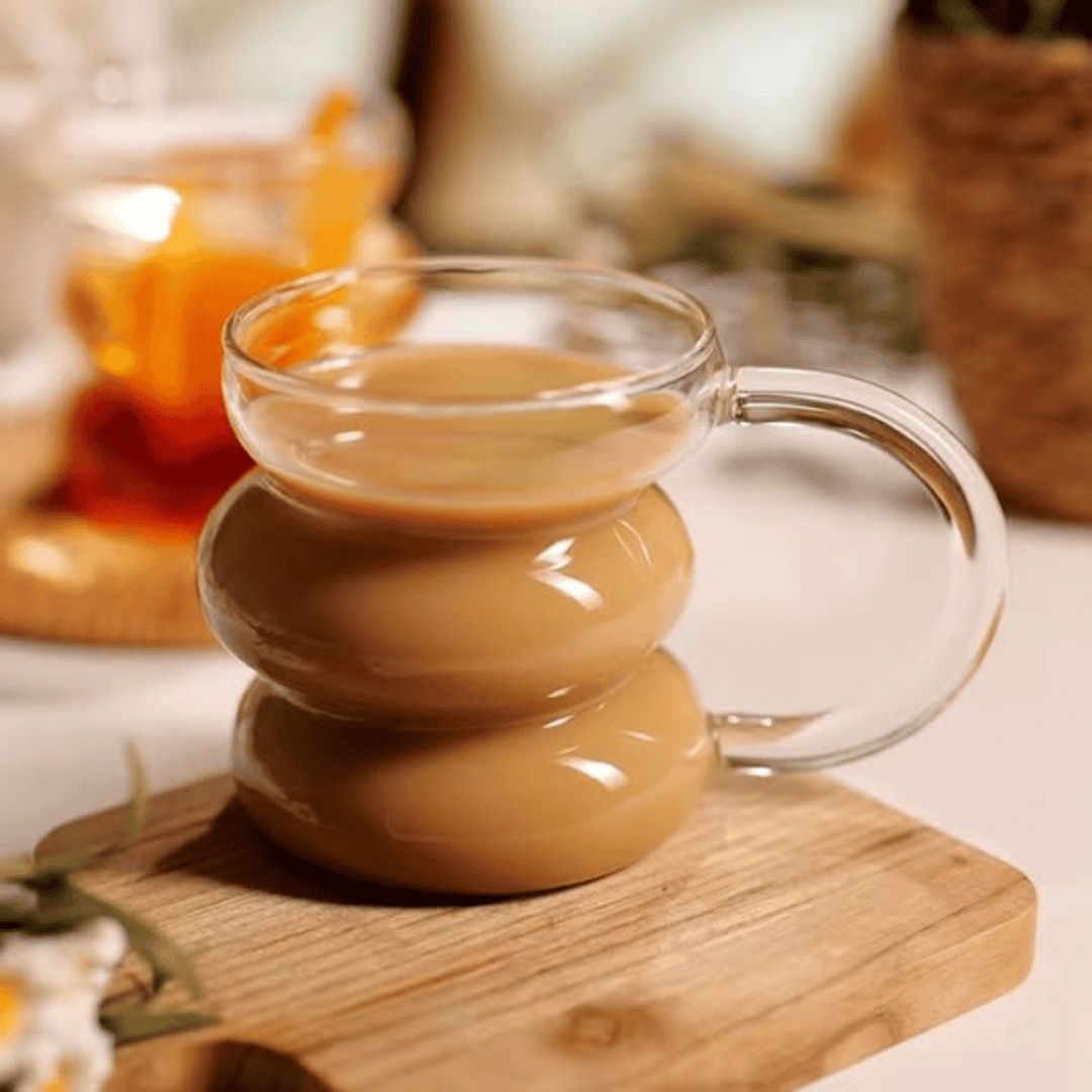 High Borosilicate Glass Cup with Handle