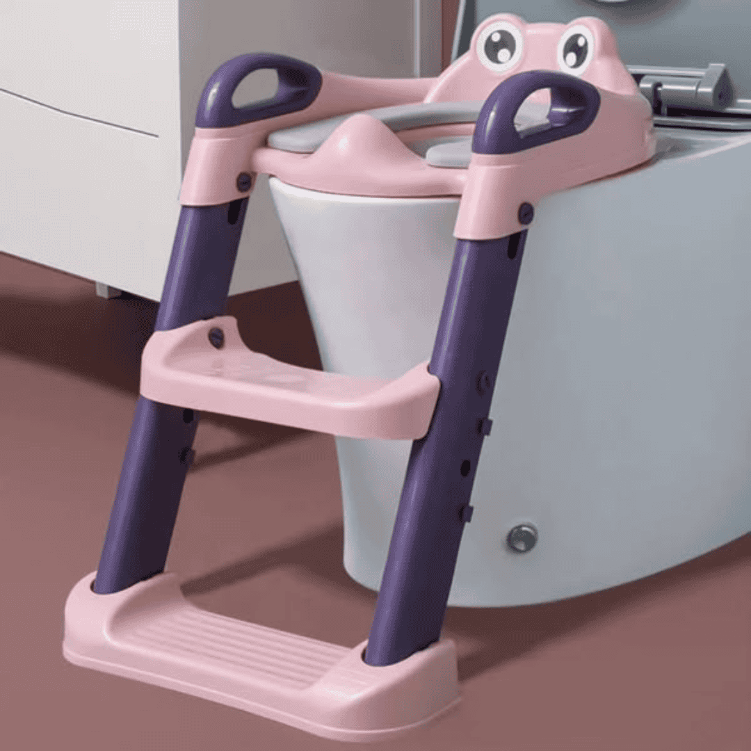 Kids Training Toilet Seat Trainer with PVC Cushion Soft Pad