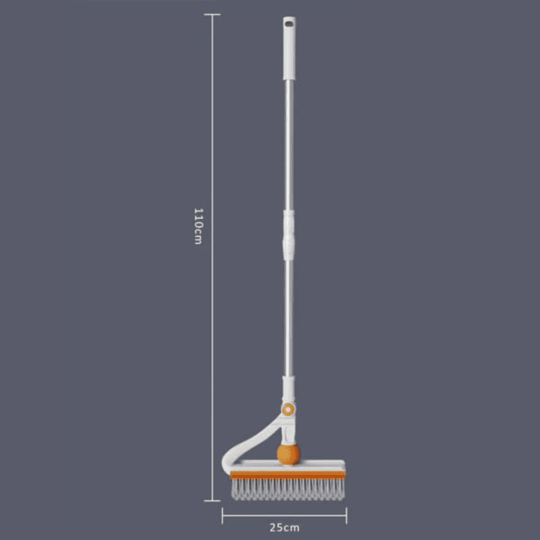 3-in-1 V-Shaped Floor Scrubbing Brush
