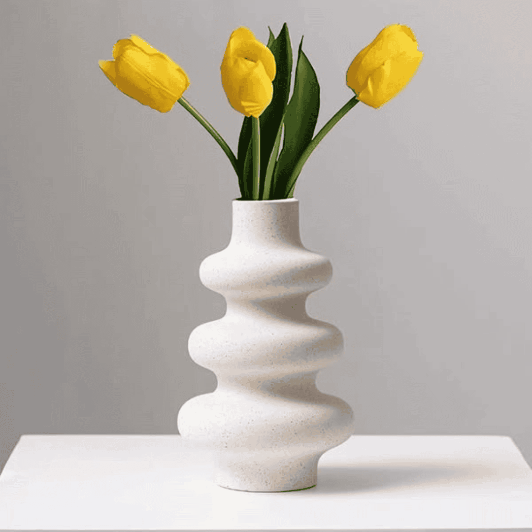 Minimalist Spiral Shaped Home Decorative Flower Vase