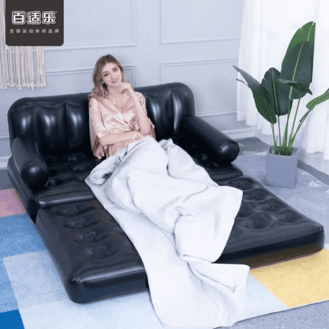 5 in 1 2 Seater Bestway Inflatable Pullout Sofa Plus Free Electric Pump