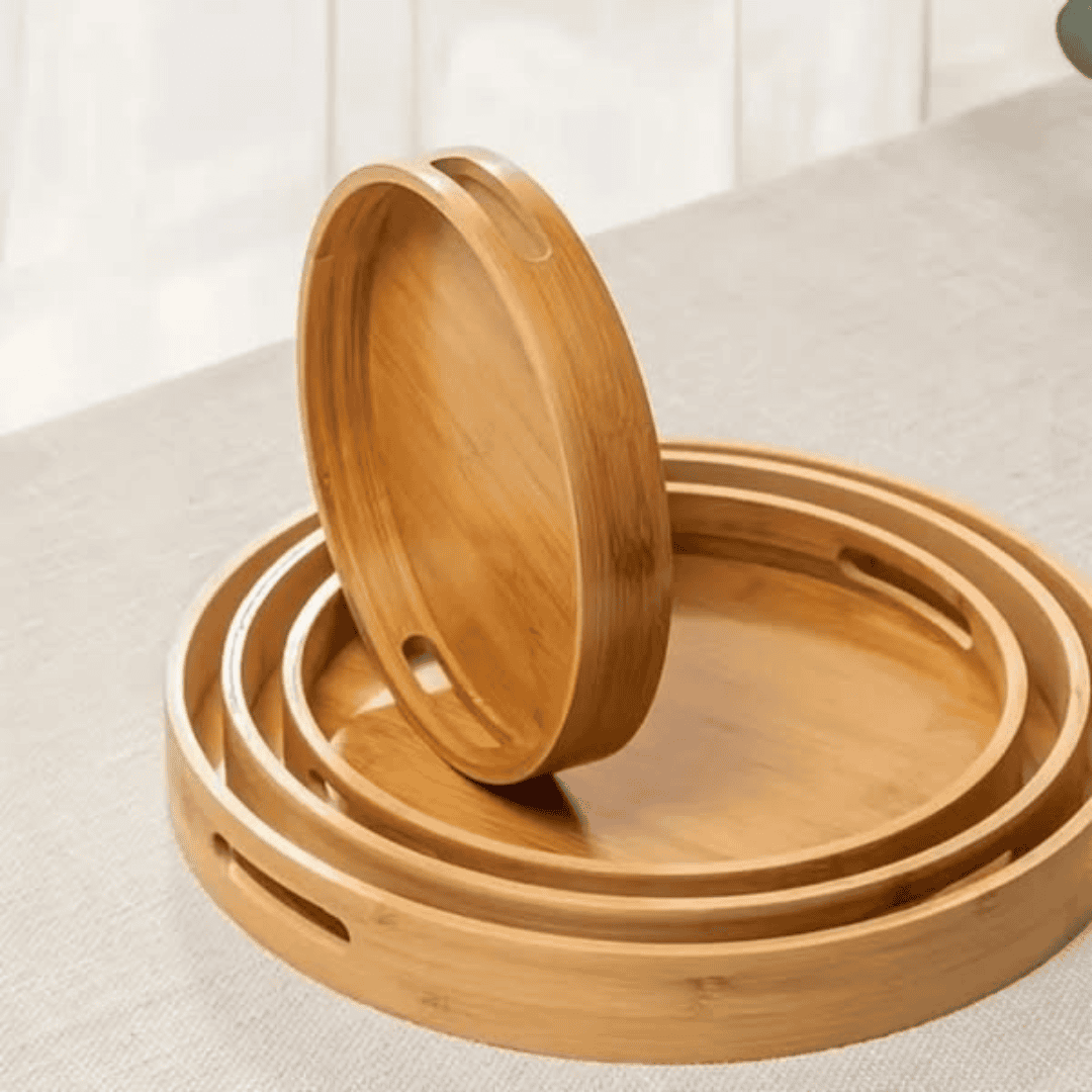4 in 1 Bamboo Trays Big