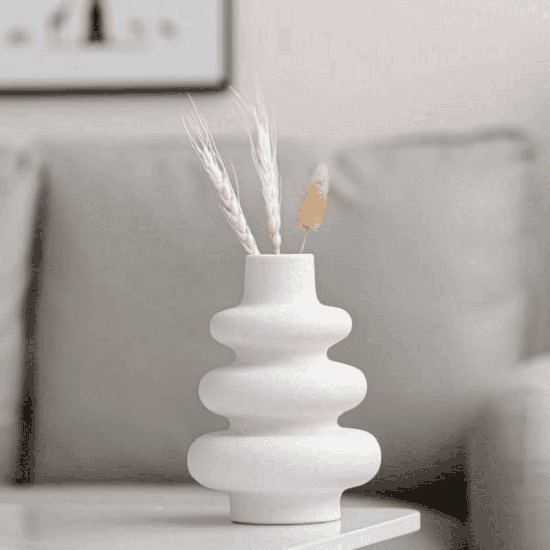 Minimalist Spiral Shaped Home Decorative Flower Vase