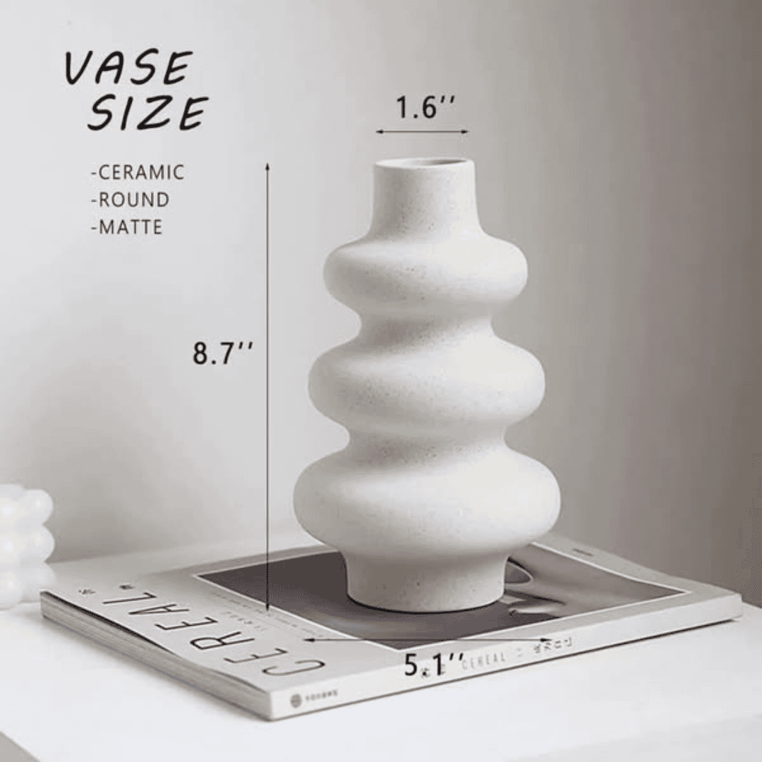 Minimalist Spiral Shaped Home Decorative Flower Vase