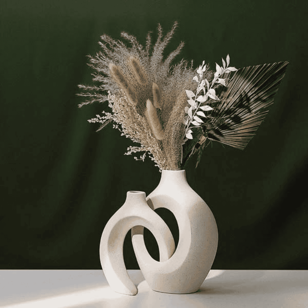 Ceramic Flower Vase/Twin Vase