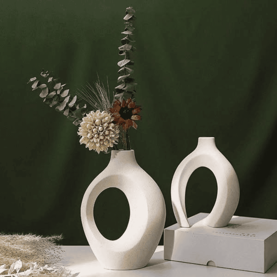 Ceramic Flower Vase/Twin Vase