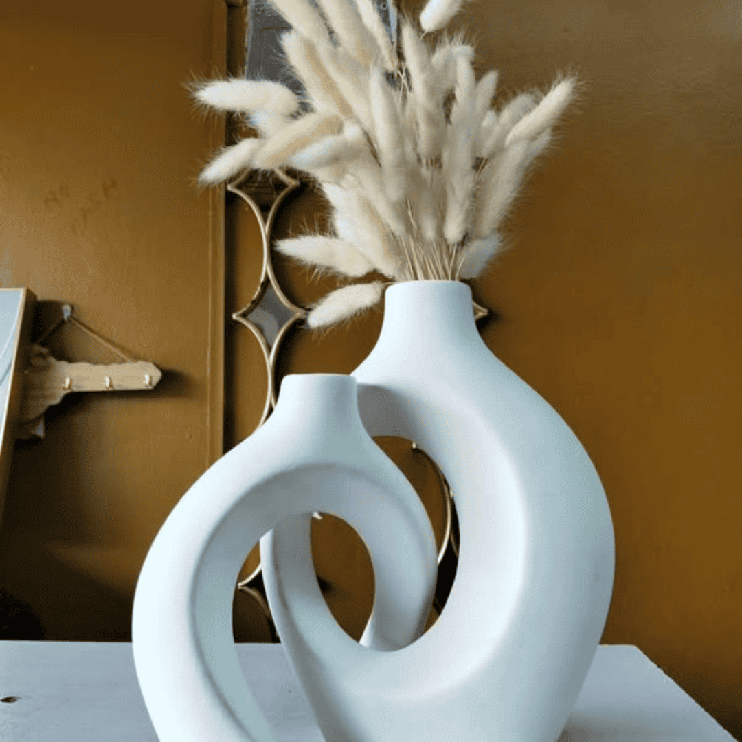 Ceramic Flower Vase/Twin Vase