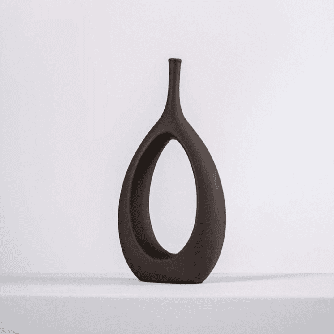 Hollow Out Abstract Doughnut Vase