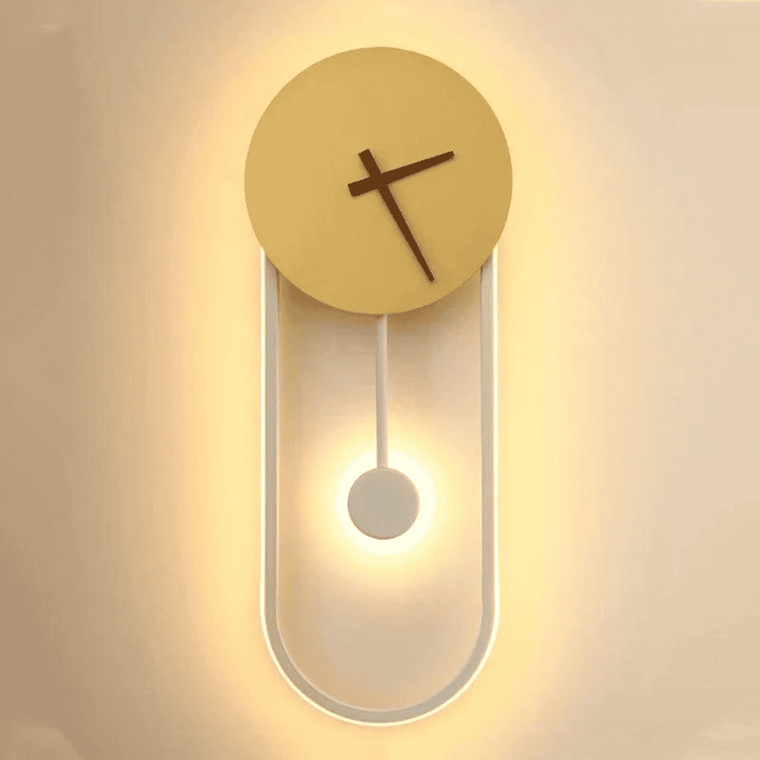Minimalist Wall Lamp LED Wall Clock Lamp