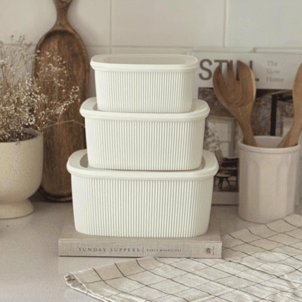 3Pcs Multipurpose Storage Containers