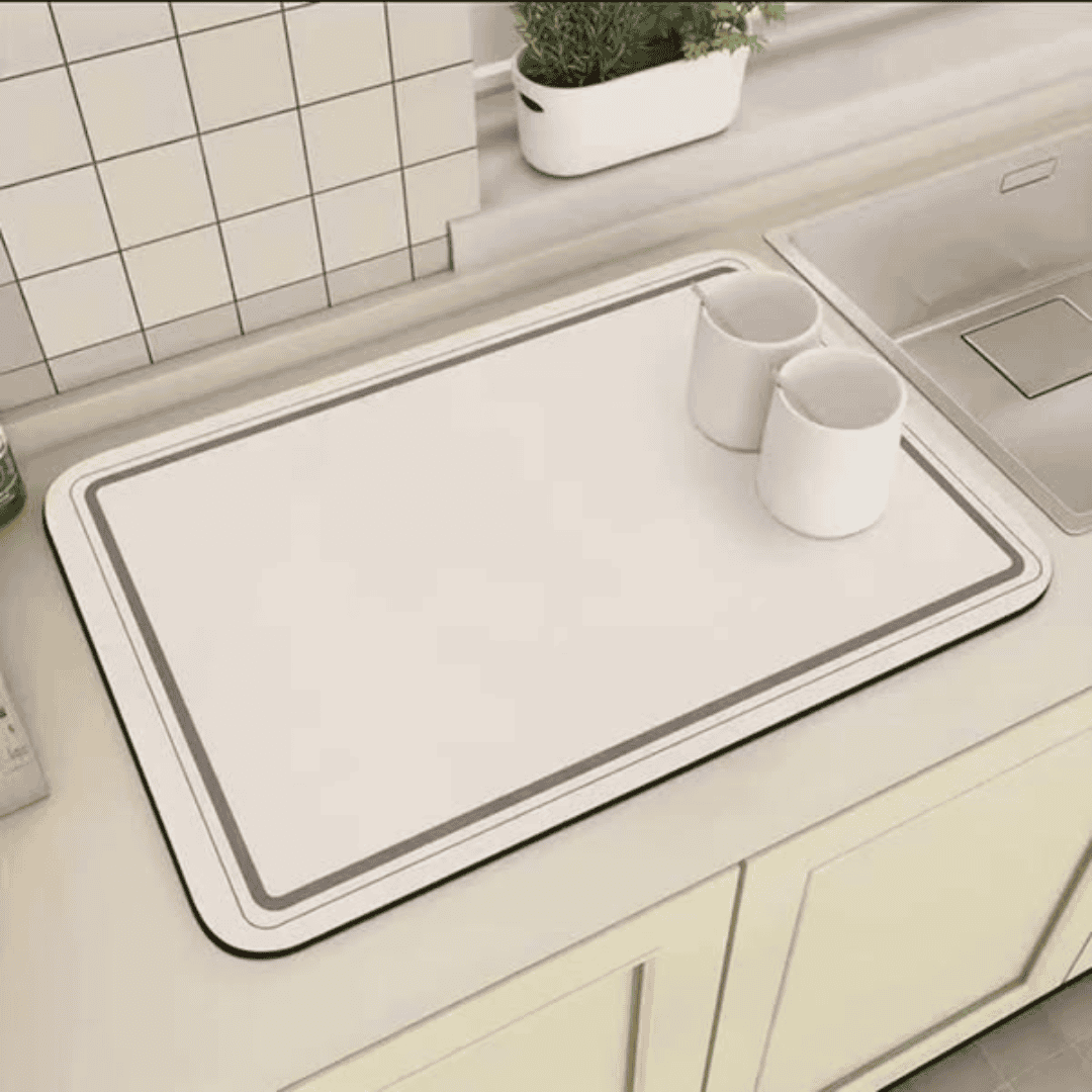 Super Absorbent Non-Slip Dish Drying Mat