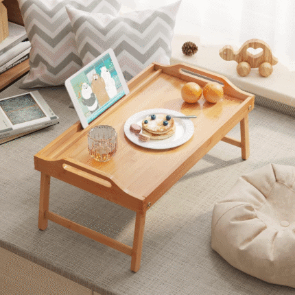 Breakfast in Bed Foldable Bamboo Tray