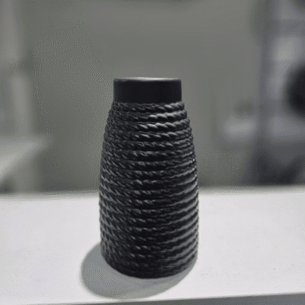 Black Ceramic Vase