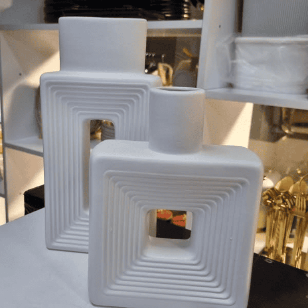 2Pcs Decorative Vase Set