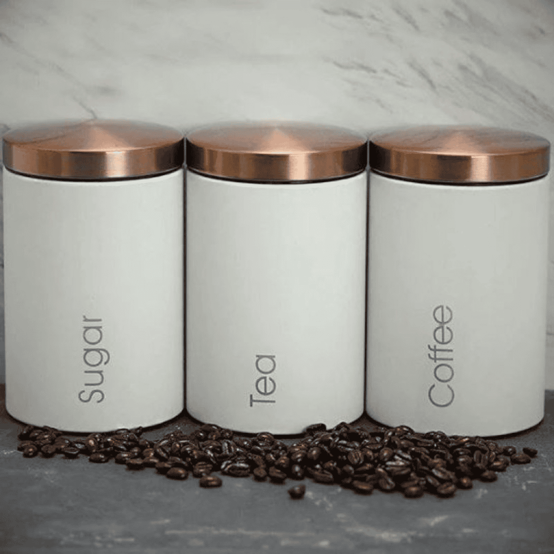 Sugar Tea and Coffee Canisters