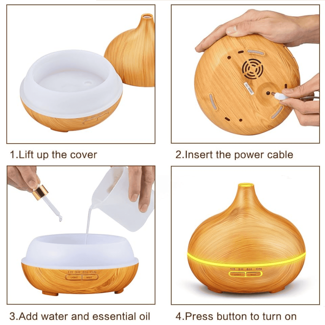 Ultrasonic Humidifier with Remote Control