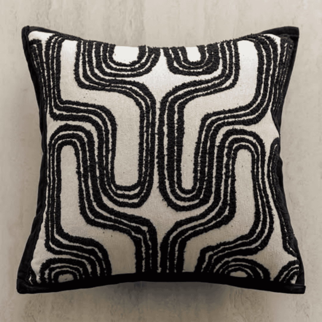 Thick Retro Throw Pillow Covers
