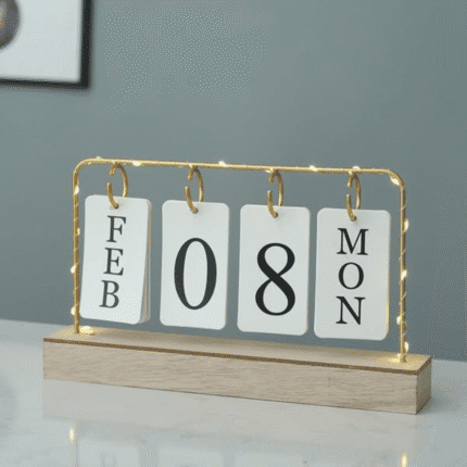 Desktop Calendar with Light