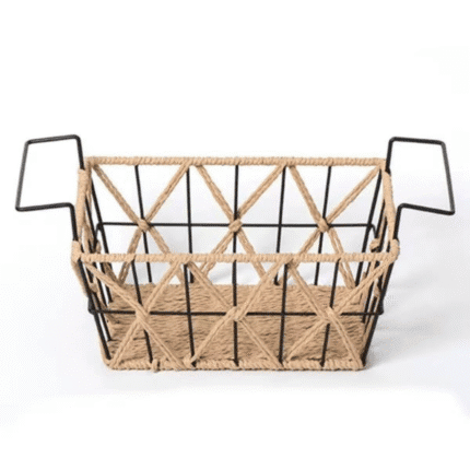 Woven Collection Wire Storage Basket