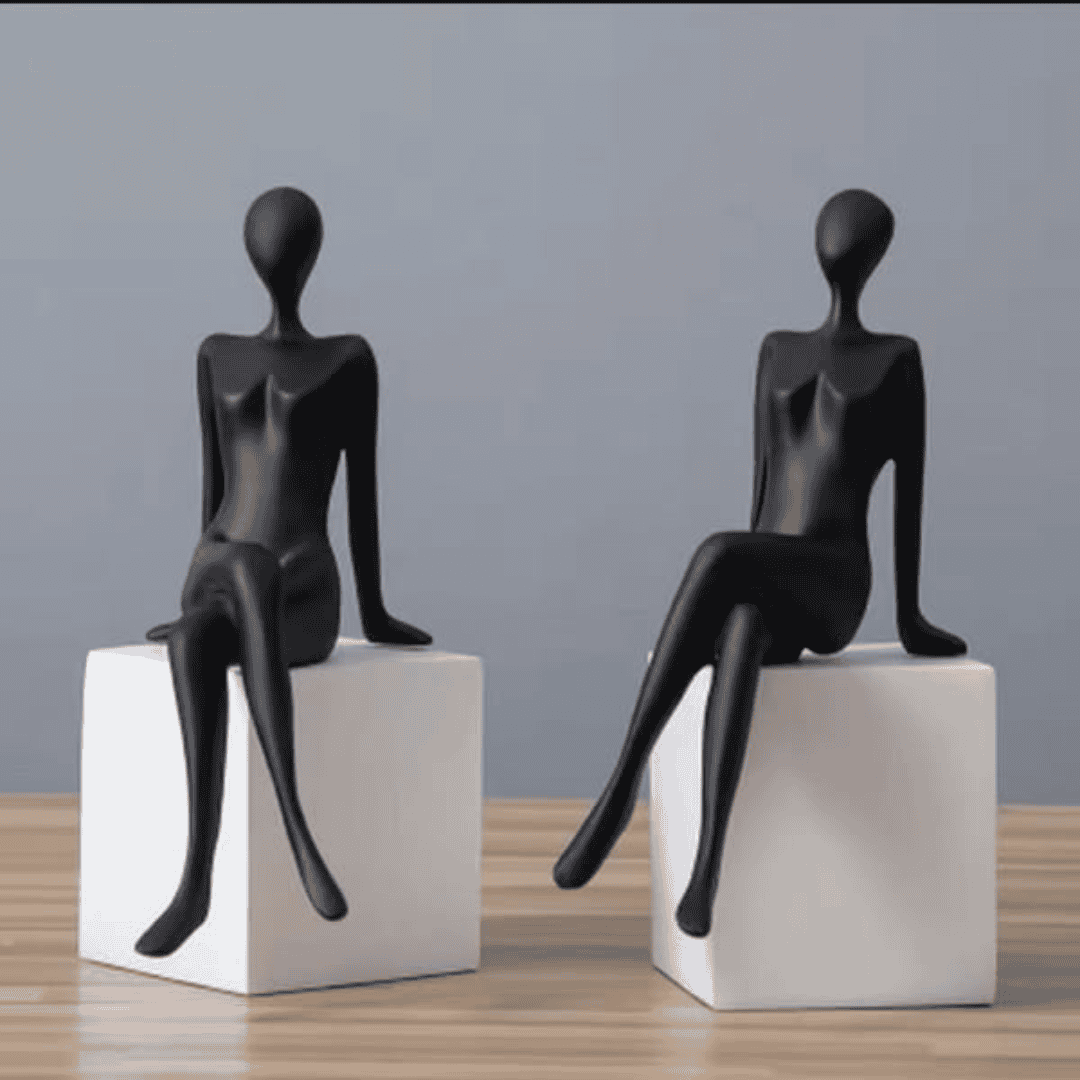 Decorative Sitting Figure Model Bookend
