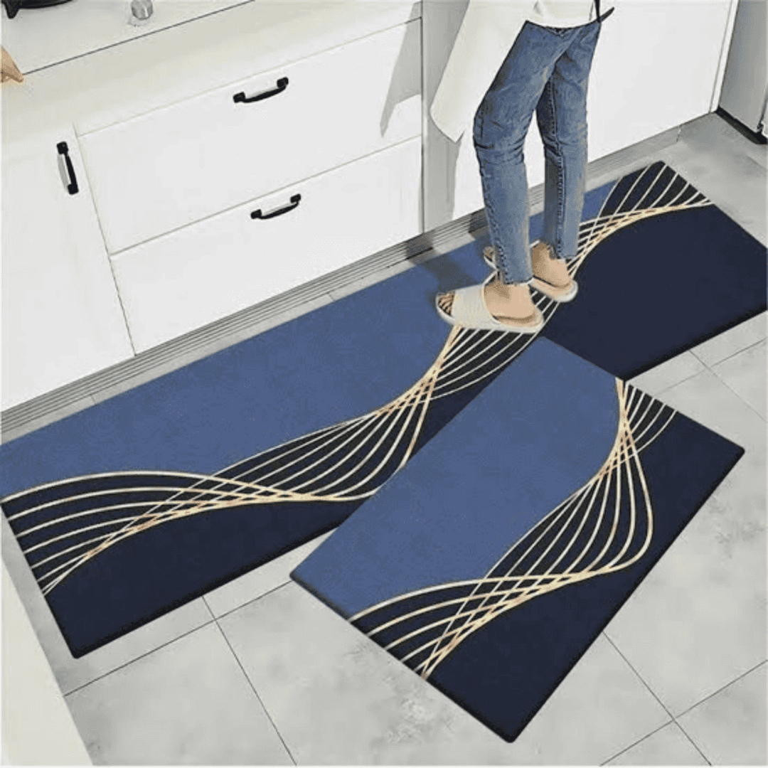 2pcs Rubber Kitchen Mats