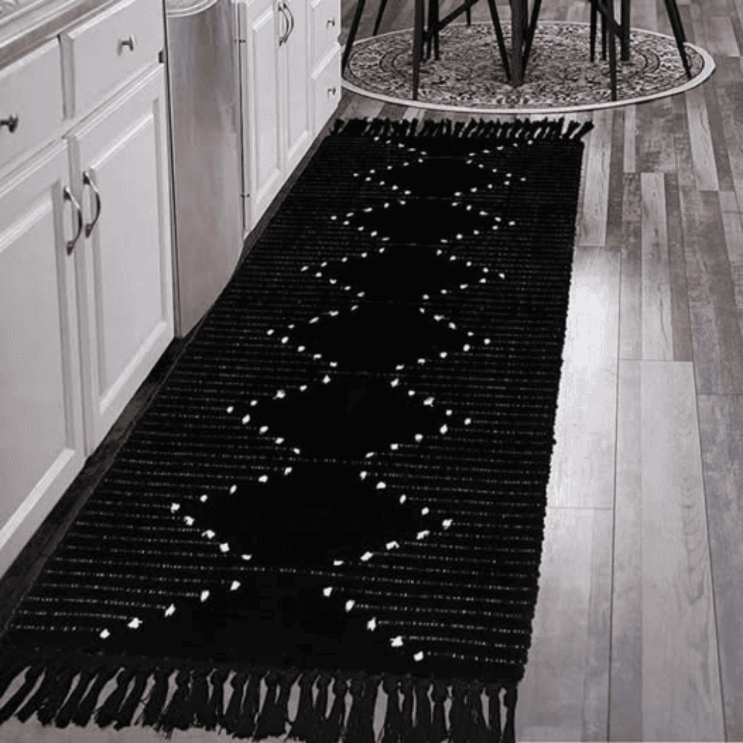 Bohemian Geometric Rugs with Tassels