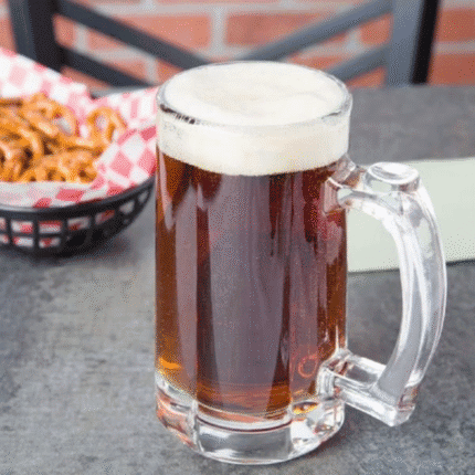 400ml 6Pcs Crystal Mug Glass