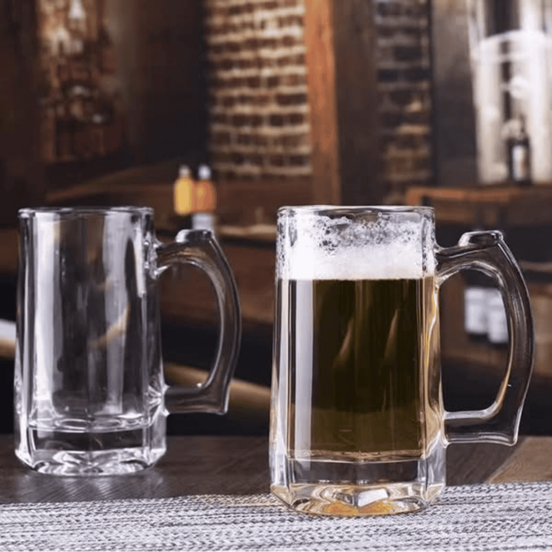 400ml 6Pcs Crystal Mug Glass