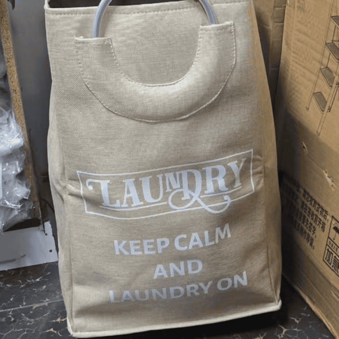 Laundry Basket with Movable Wheels
