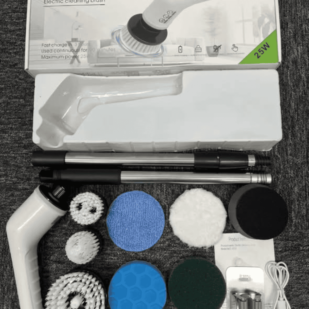 Rechargeable 7-in-1 Spin Scrubber Brush