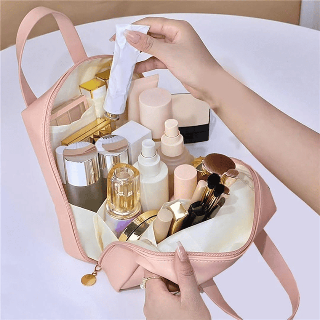 PU Shell Makeup Bag