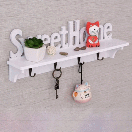 Key Holder Sweet Home Wall Mounted Rack
