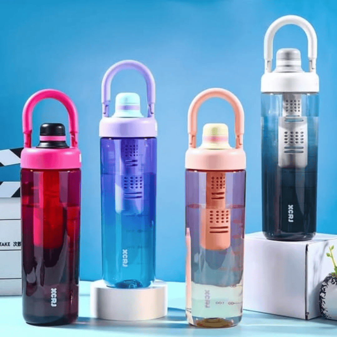 Outdoor Sports Portable 1L Water Bottle with Strainer