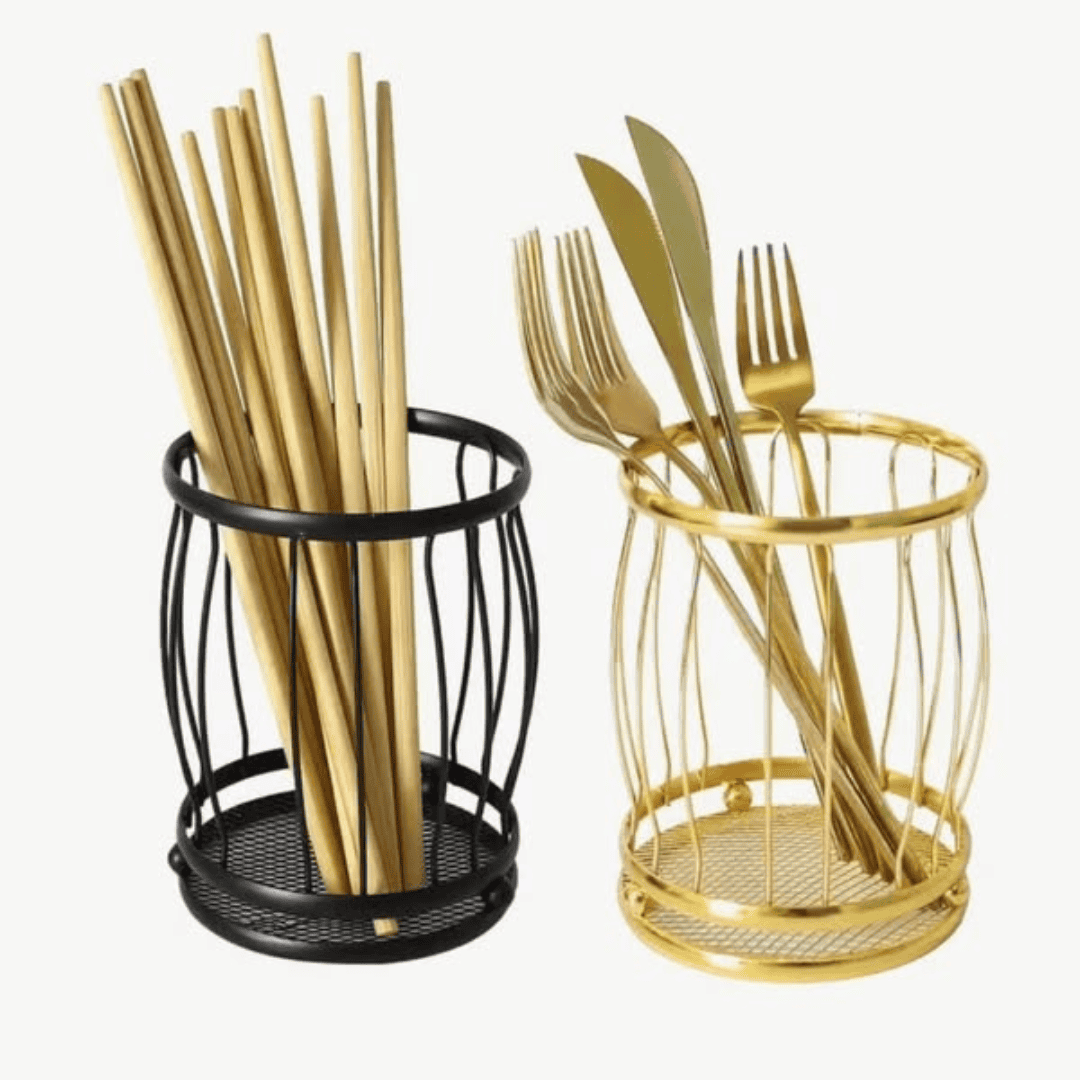 Metal Cutlery Holder Organizer