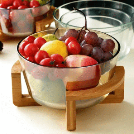 Borosilicate Glass Salad Bowl