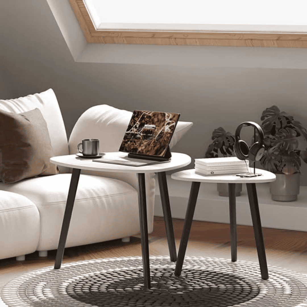 2Pcs Set Coffee Table