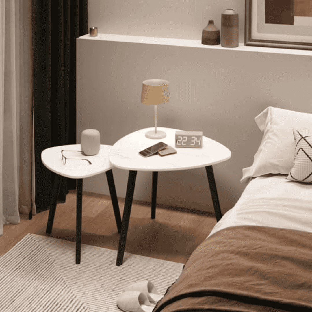 2Pcs Set Coffee Table