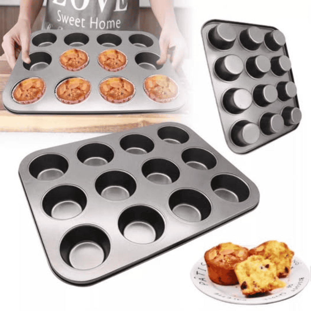 12Pcs Holes Cupcakes Tray