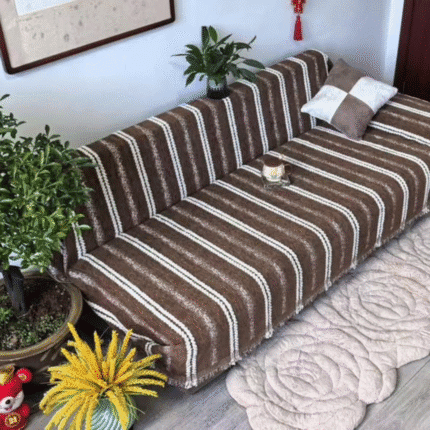 7-Seater Reversible Chenille Cotton Sofa Covers
