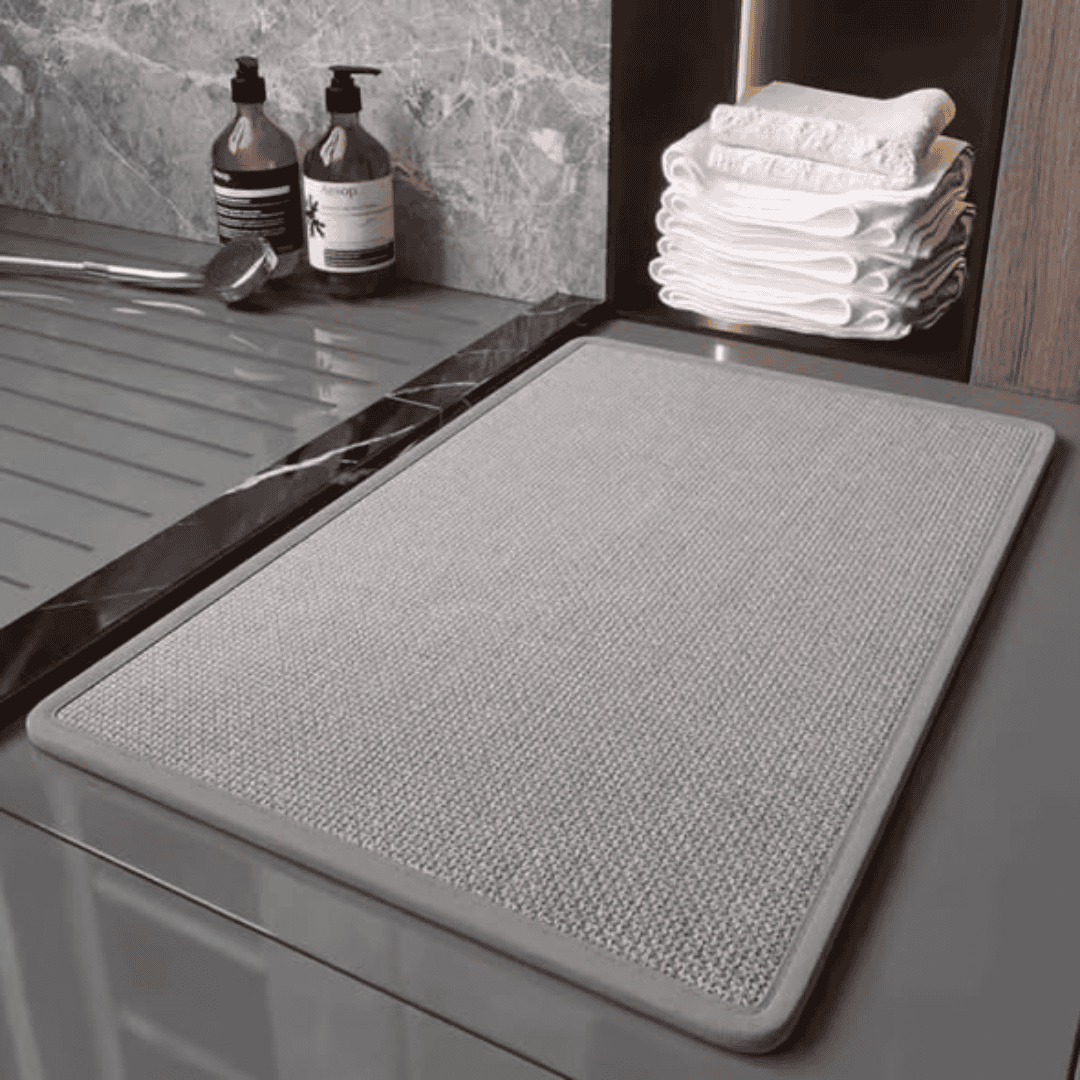 Door Floor Mat with Rubber Bottom