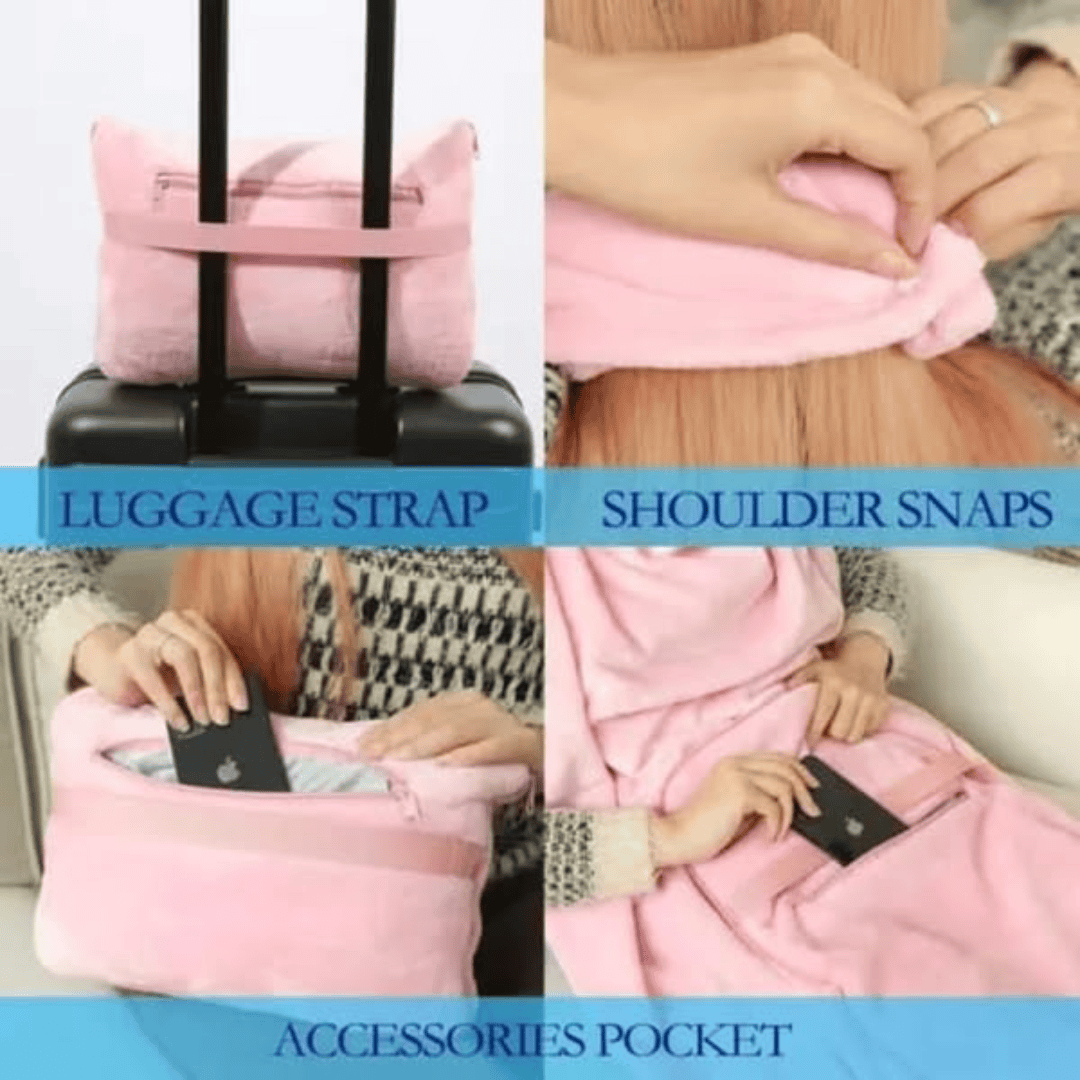 Multipurpose 2 in 1 Travelling Blanket