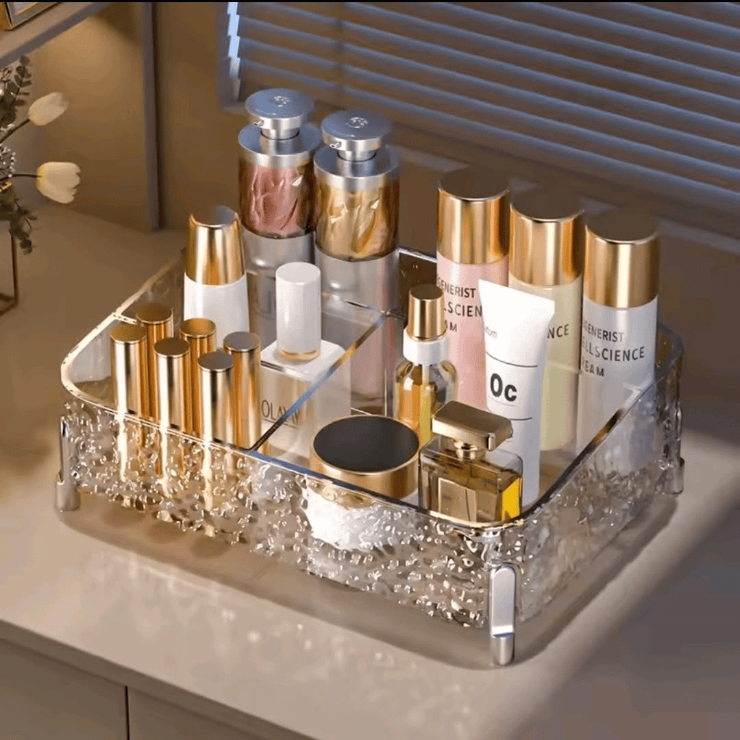Crystal Lovely Makeup Tray with Stand