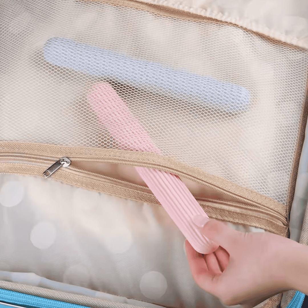 2pcs Travel Toothbrush Holder