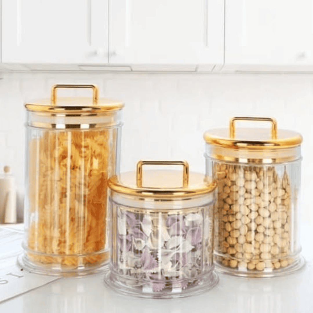 3Pcs Storage Jars