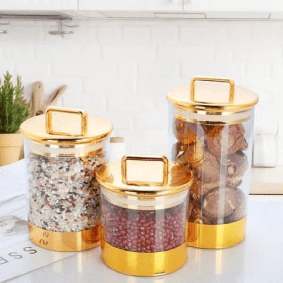 3Pcs Storage Jars