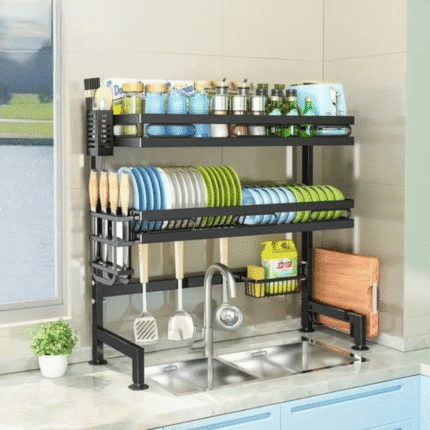 Heavy Duty Over-the-Sink Double Dish Rack