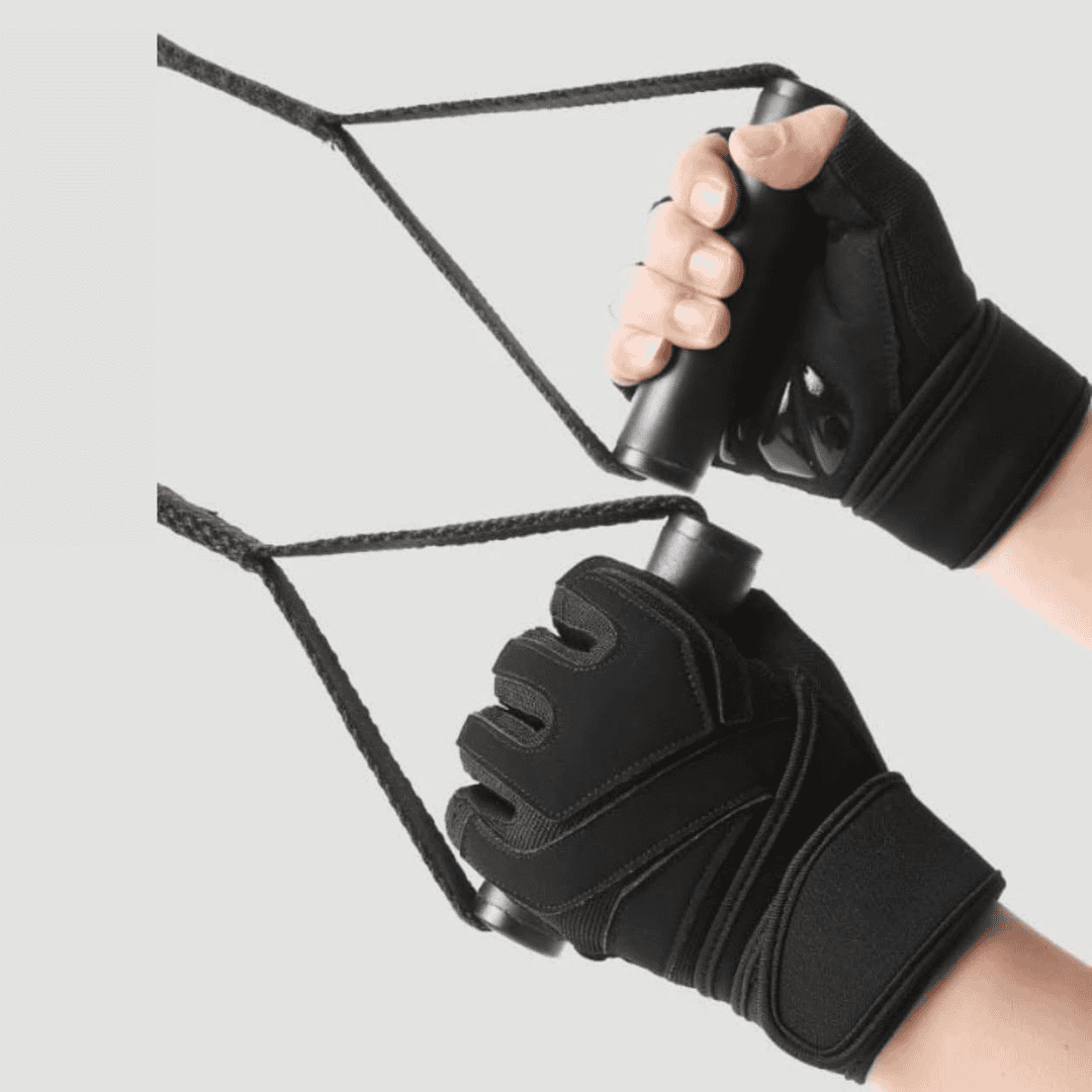 Anti-Slip Workout Gloves with Extended Wristband