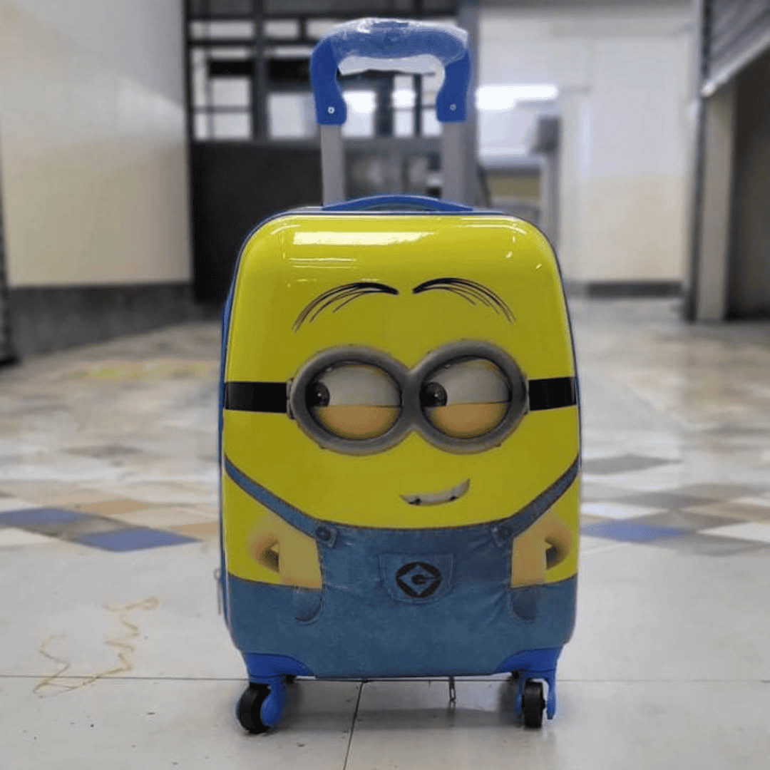 Cartoon Themed Fibre Suitcase